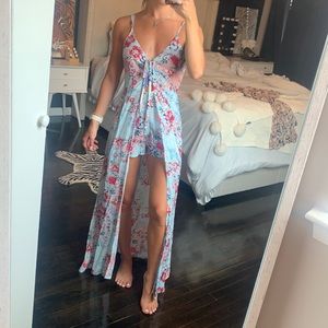 Floral romper dress